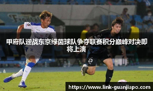 甲府队迎战东京绿茵球队争夺联赛积分巅峰对决即将上演